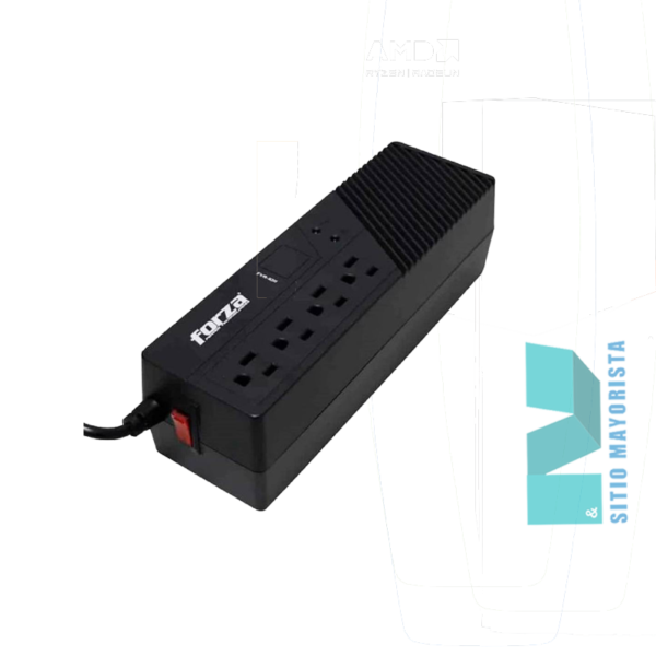 ESTABILIZADOR DE 8 TOMAS FORZA FVR-902 900VA/450W - Imagen 3